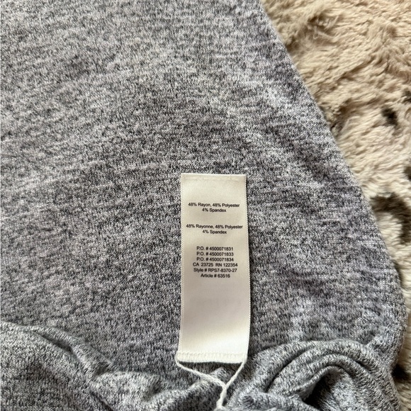 Aritzia Wilfred Free Light Heather Gray Exposed Back Yasmin Midi Dress - Picture 10 of 11